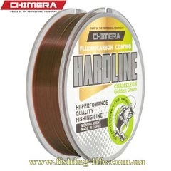 Леска Chimera HardLine Fluorocarbon Coating Chameleon Golden Green 100м. (0.148мм. 3.3кг.) Ch783-100148 фото