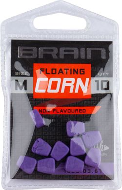 Кукуруза Brain Fake Flaoting Corn Non Flavoured Размер-M (фиолетовый) 10шт. 18580367 фото