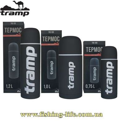 Термос Tramp Soft Touch 0.75л. сірий TRC-108-grey фото