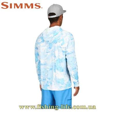 Блуза Simms SolarFlex Hoody Print Cloud Camo Grey (Розмір-XL) 12162-069-50 фото