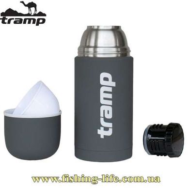 Термос Tramp Soft Touch 0.75 л. серый TRC-108-grey фото
