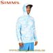 Блуза Simms SolarFlex Hoody Print Cloud Camo Grey (Размер-XXXL) 12162-069-20 фото в 3
