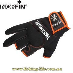 Перчатки 3-х палые Norfin Pro Angler 3 Cut Gloves L (703059-L) 703059-L фото
